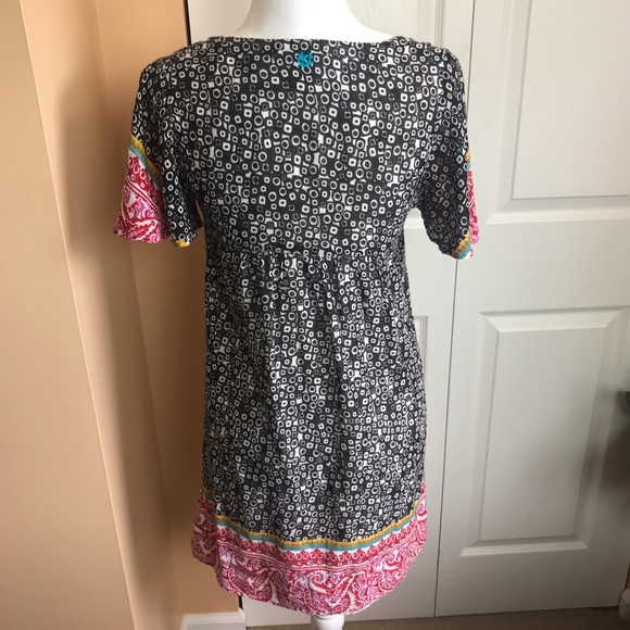 Billabong Boho Cotton Cover Up Size Small EUC Multi Color - Picture 8 of 16